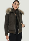 Tiffany Women's Winter Jacket With Natural Fur